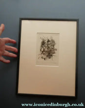 Load image into Gallery viewer, ORIGINAL 1940s SURREALIST German Etching by Heinz Trokes (1913 - 1977). Pencil Signed - International Art
