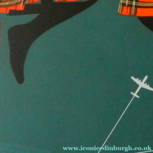 Load image into Gallery viewer, ORIGINAL 1950s Lithographic Scottish TRAVEL POSTER. "Scotland Fly B.O.A.C." FRAMED
