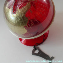Load image into Gallery viewer, Original 1960s Issue Money Bank in the Form of a World Globe. Made in Finland for JERSEY Savings Bank
