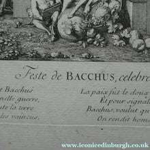 Load image into Gallery viewer, Original Antique FRENCH Etching by Claude Gillot (1673 - 1722). The Feast of the Bacchus
