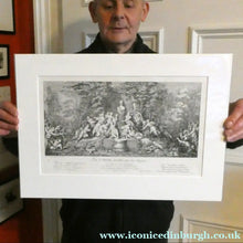 Load image into Gallery viewer, Original Antique FRENCH Etching by Claude Gillot (1673 - 1722). The Feast of the Bacchus
