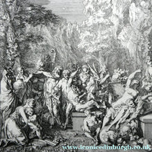 Load image into Gallery viewer, Original Antique FRENCH Etching by Claude Gillot (1673 - 1722). The Feast of the Bacchus
