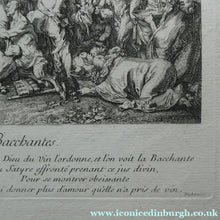 Load image into Gallery viewer, Original Antique FRENCH Etching by Claude Gillot (1673 - 1722). The Feast of the Bacchus
