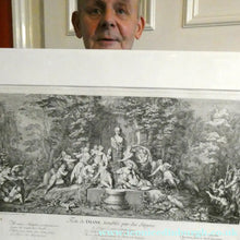 Load image into Gallery viewer, Original Antique FRENCH Etching by Claude Gillot (1673 - 1722). The Feast of the Bacchus
