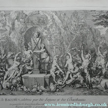 Load image into Gallery viewer, Original Antique FRENCH Etching by Claude Gillot (1673 - 1722). The Feast of the Bacchus
