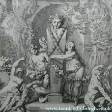 Load image into Gallery viewer, Original Antique FRENCH Etching by Claude Gillot (1673 - 1722). The Feast of the Bacchus
