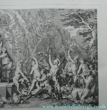 Load image into Gallery viewer, Original Antique FRENCH Etching by Claude Gillot (1673 - 1722). The Feast of the Bacchus
