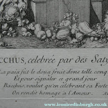 Load image into Gallery viewer, Original Antique FRENCH Etching by Claude Gillot (1673 - 1722). The Feast of the Bacchus
