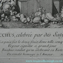 Load image into Gallery viewer, Original Antique FRENCH Etching by Claude Gillot (1673 - 1722). The Feast of the Bacchus
