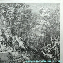 Load image into Gallery viewer, Original Antique FRENCH Etching by Claude Gillot (1673 - 1722). The Feast of the Diana
