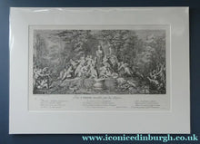 Load image into Gallery viewer, Original Antique FRENCH Etching by Claude Gillot (1673 - 1722). The Feast of the Diana
