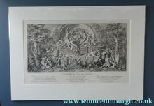 Load image into Gallery viewer, Original Antique FRENCH Etching by Claude Gillot (1673 - 1722). The Feast of the Faun
