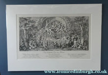 Load image into Gallery viewer, Original Antique FRENCH Etching by Claude Gillot (1673 - 1722). The Feast of the Faun
