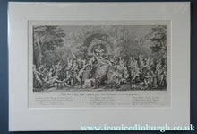 Load image into Gallery viewer, Original Antique FRENCH Etching by Claude Gillot (1673 - 1722). The Feast of the Pan
