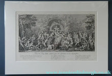 Load image into Gallery viewer, Original Antique FRENCH Etching by Claude Gillot (1673 - 1722). The Feast of the Pan
