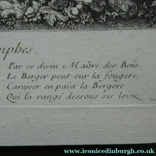 Load image into Gallery viewer, Original Antique FRENCH Etching by Claude Gillot (1673 - 1722). The Feast of the Pan
