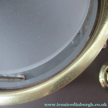 Load image into Gallery viewer, Original 1930s Art Deco White Satin Glass and Brass Pendant Shade
