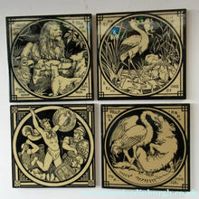 Load image into Gallery viewer, Antique MInton Tile J. Moyr Smith Aesop's Fables
