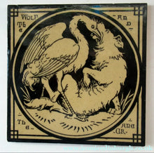 Load image into Gallery viewer, Antique Minton Tile by J. Moyr Smith Aesop's Fables
