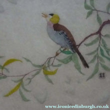 Load image into Gallery viewer, ORIGINAL DRYPOINT Etching / Woodblock Print by Elyse Ashe Lord (British, 1900–1971). Chinese Bird on a Branch, 1930s
