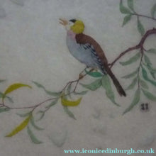Load image into Gallery viewer, ORIGINAL DRYPOINT Etching / Woodblock Print by Elyse Ashe Lord (British, 1900–1971). Chinese Bird on a Branch, 1930s
