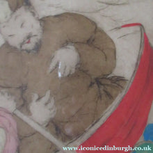 Load image into Gallery viewer, Elyse Lord Colour Etching Drypoint The Joy Ride 1930s
