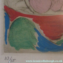 Load image into Gallery viewer, Elyse Lord Colour Etching Drypoint The Joy Ride 1930s
