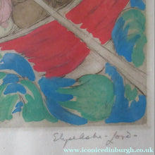 Load image into Gallery viewer, Elyse Lord Colour Etching Drypoint The Joy Ride 1930s
