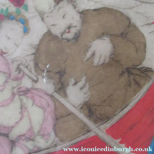 Load image into Gallery viewer, Elyse Lord Colour Etching Drypoint The Joy Ride 1930s
