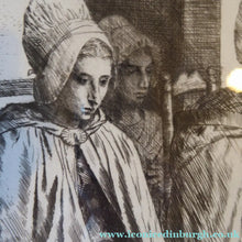 Load image into Gallery viewer, Alphonse Legros Etching Peasant Women from near Boulogne
