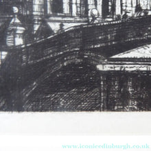 Load image into Gallery viewer, Francis Dodd Etching Ponte di Mezzo Pisa 1915

