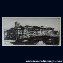 Load image into Gallery viewer, ORIGINAL ETCHING by Francis Dodd (1874 - 1949). Ponte di Mezzo, Pisa. Signed and dated 1915
