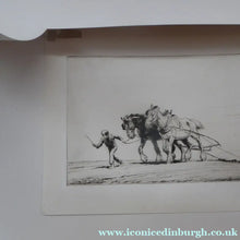Load image into Gallery viewer, George Soper Original Pencil Signed Etching Harrowing Framed
