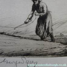 Load image into Gallery viewer, George Soper Original Pencil Signed Etching Harrowing Framed

