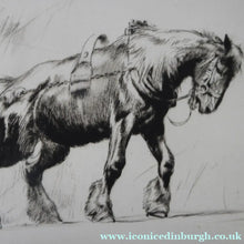 Load image into Gallery viewer, George Soper 1920s Pencil Signed Original Etching The Quarry Team
