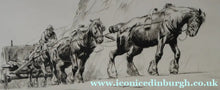 Load image into Gallery viewer, George Soper 1920s Pencil Signed Original Etching The Quarry Team
