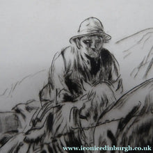 Load image into Gallery viewer, George Soper 1920s Pencil Signed Original Etching The Quarry Team
