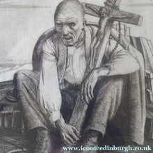 Load image into Gallery viewer, Robert Sargent Austin Man with Crucifix 1924 Etching Drypoint

