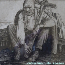 Load image into Gallery viewer, Robert Sargent Austin Man with Crucifix 1924 Etching Drypoint
