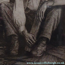 Load image into Gallery viewer, Robert Sargent Austin Man with Crucifix 1924 Etching Drypoint
