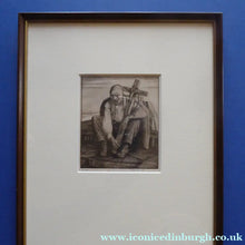 Load image into Gallery viewer, Robert Sargent Austin Man with Crucifix 1924 Etching Drypoint
