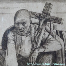 Load image into Gallery viewer, Robert Sargent Austin Man with Crucifix 1924 Etching Drypoint
