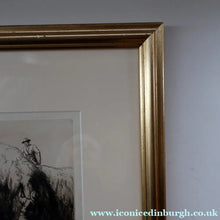 Load image into Gallery viewer, ORIGINAL ETCHING: Carting Hay (1928) by Charles Frederick Tunnicliffe. Pencil Signed &amp; FRAMED
