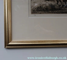 Load image into Gallery viewer, ORIGINAL ETCHING: Carting Hay (1928) by Charles Frederick Tunnicliffe. Pencil Signed &amp; FRAMED
