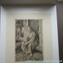 Load image into Gallery viewer, Original Etching by Anders Zorn Pencil Signed Valkulla
