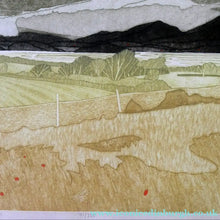 Load image into Gallery viewer, ORIGINAL ETCHING: John Brunsdon (1933 - 2014). Cloudbreak over Snowden, Wales

