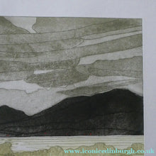 Load image into Gallery viewer, ORIGINAL ETCHING: John Brunsdon (1933 - 2014). Cloudbreak over Snowden, Wales
