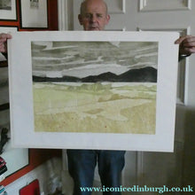 Load image into Gallery viewer, ORIGINAL ETCHING: John Brunsdon (1933 - 2014). Cloudbreak over Snowden, Wales
