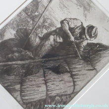 Load image into Gallery viewer, Charles Tunnicliffe Pencil Signed Etching The Thatcher 1927
