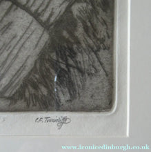 Load image into Gallery viewer, Charles Tunnicliffe Pencil Signed Etching The Thatcher 1927
